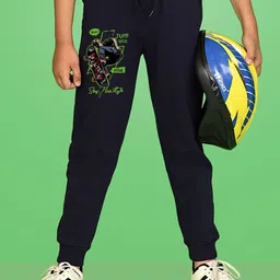 NUSYL Boys Graphic Printed Cotton Joggers-30