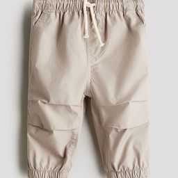 H&M Cotton Poplin Joggers-image-79