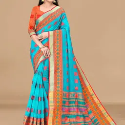 Sidhidata Zari Silk Cotton Kota Saree-image-20