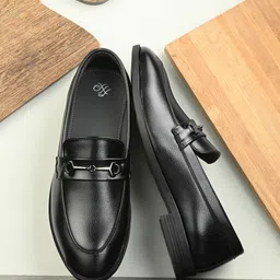 House of Pataudi Men Formal Loafers-picture-55
