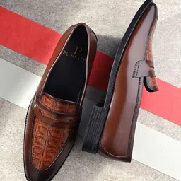 El Paso Men Textured Formal Loafers-picture-31