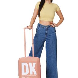 DKNY Bold Printed Hard-Sided Cabin Trolley Suitcase-15
