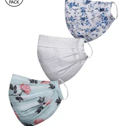 JBN Creation Kids 3 Pcs 2 -Ply Reusable Anti-Pollution Protective Printed Cotton Masks-43