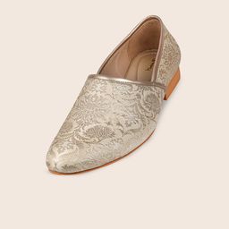 TANNY SHOES Men Woven Design Lightweight Mojaris-image-95