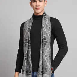 HANDICRAFT PALACE Checked Woollen Muffler-image-89