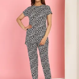 GRACIT Typography Printed Night suit-image-68
