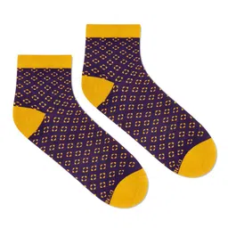 Dynamocks Patterned Ankle-Length Socks-4