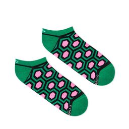 Dynamocks Patterned Anti-Microbial Knitted Shoe Liner Socks-picture-11