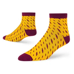 Dynamocks Patterned Ankle Length Socks-17