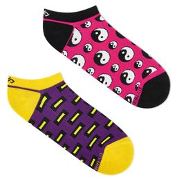 Dynamocks Pack Of 2 Patterned Ankle-Length Socks-6