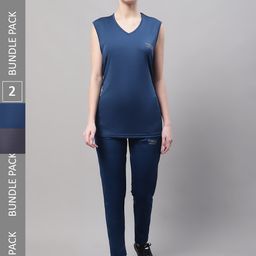 mack jonney VIMAL JONNEY Women Pack Of 2 V-Neck Tracksuit-picture-48