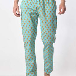 PURPLEMANGO THE FRUIT OF FASHION Men Printed Pure Cotton Lounge Pants-image-68