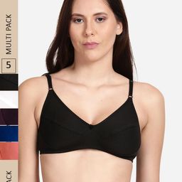 shyaway Pack Of 5 Non Padded Everyday Bra-image-94
