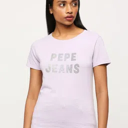 Pepe Jeans Typography Printed Pure Cotton T-shirt-image-95