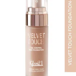 GLAM21 Velvet Touch Oil Control Long-Lasting Silk Foundation SPF35 50g - Almond 04-51