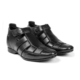 Bxxy Men Textured Height Increasing Shoe-Style Sandals-image-16