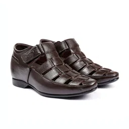 Bxxy Men Velcro Fisherman Elevator Sandals-57