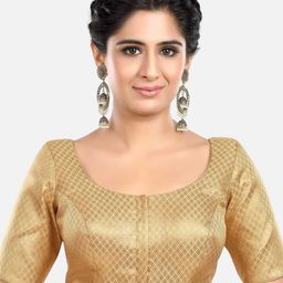 Biyu Woven Design Brocade Saree Blouse-picture-17