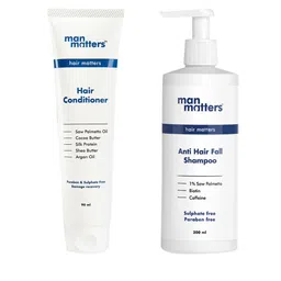 Man Matters Set of Hair Matters Anti Hair Fall Shampoo 300 ml & Conditioner 90 ml-11