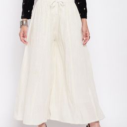 Clora Creation Striped Flared Cotton Sharara-picture-54