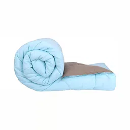 RF RELAXFEEL Blue & Grey Geometric Heavy Winter 233 GSM Double Bed Comforter-image-57