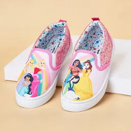 Pantaloons Junior Girls Disney Princess Printed Slip-On Sneakers-30