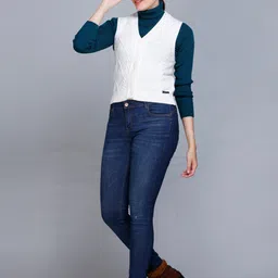 513 V-Neck Sleeveless Cardigan Sweater-image-28