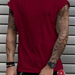 StyleCast x Revolte Men Solid Round Neck T-shirt-image-78