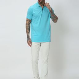 Mufti Polo Collar Cotton T-shirt-picture-40
