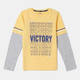Jockey Boys Super Combed Cotton Graphic Printed T-shirt - AB33-image-47
