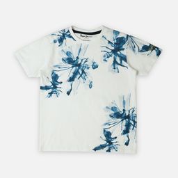 Pepe Jeans Boys Floral Printed Pure Cotton T-shirt-image-85