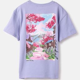 United Colors of Benetton Girls Graphic Printed Round Neck Pure Cotton T-shirt-image-19