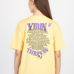 Status Quo Typography Round Neck Pure Cotton Oversized T-shirt-image-95