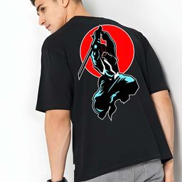 KAIDO Men Drop-Shoulder Sleeves Pure Cotton T-shirt-image-45