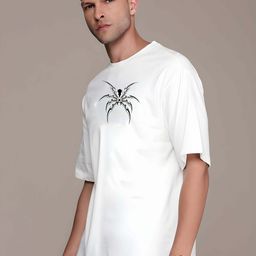 KAIDO Men Graphic Printed Round Neck Pure Cotton Relaxed Fit T-shirt-picture-39