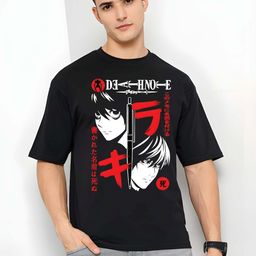 KAIDO Men Graphic Printed Round Neck Pure Cotton Relaxed Fit T-shirt-image-32
