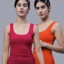 FBAR Pack Of 2 Scoop Neck Skin Friendly Cotton Tank Top-picture-42
