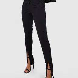 Boohoo Women High-Rise Trousers-image-45