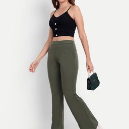 BROADSTAR Women Relaxed Flared High-Rise Non Iron Bootcut Trouser-picture-26