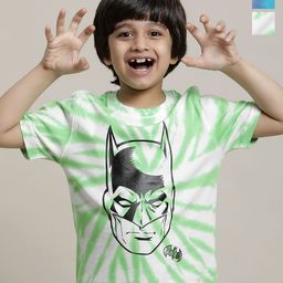 Kids Ville Boys Pack Of 2 DC Comics Printed Pure Cotton T-shirt-image-48