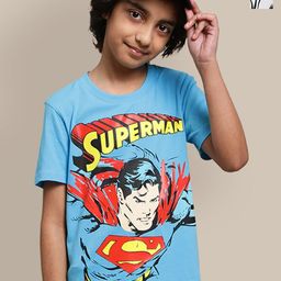 Kids Ville Boys Pack Of 2 DC Comics Printed Pure Cotton Tshirts-image-28