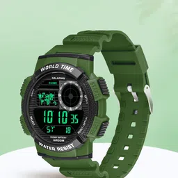 Shocknshop Men Dial & Straps Digital Multi Function Watch WCH25Green-58