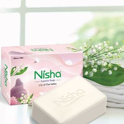 Nisha Luxury Set Of 12 Lily Of The Valley Soap 100 gm Each-12
