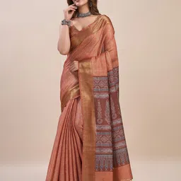 Mitera Bandhani Printed Zari Pure Silk Saree-picture-54