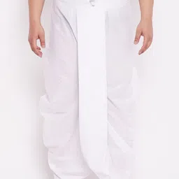 VASTRAMAY Men Solid Pure Cotton Dhoti Pants-picture-29