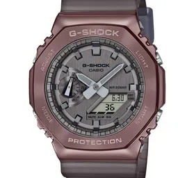 CASIO G-SHOCK Men Bracelet Straps Analogue and Digital Chronograph Watch G1214 GM-2100MF-5ADR-30