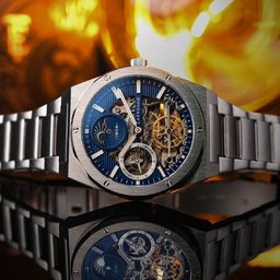 EARNSHAW Men Dial & Stainless Steel Straps Analogue Automatic Motion WatchES-8291-22-53