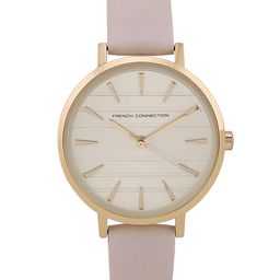 French Connection Women Regular Style Leather Straps Analogue Display Watch FCN00069D-41