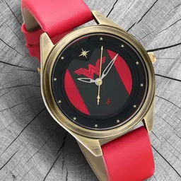 Fastrack Women Black & Red Leather Straps Analogue Watch 6215QL01-40