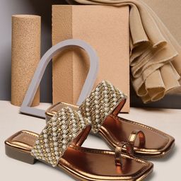 ICONICS Embellished One Toe Flats-24